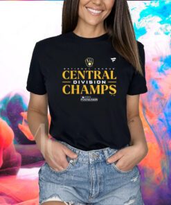 MLB Milwaukee Brewers 2023 Nl Central Division Champions Locker Room T-Shirt