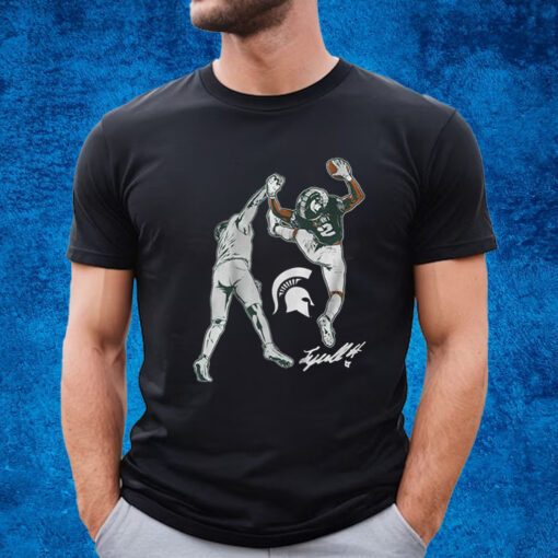 Michigan State Football Tyrell Henry Catch Shirt