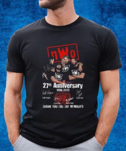 New World Order 27th Anniversary 1996 – 2023 Thank You For The Memories T-Shirt