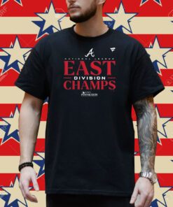Official Atlanta Braves Nl East Division Champions 2023 Locker Room T-Shirt