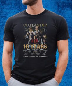 Outlander 10 Years 2014 2024 Memories Shirt