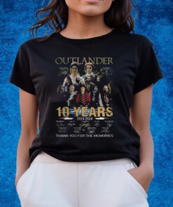 Outlander 10 Years 2014 2024 Memories Shirts