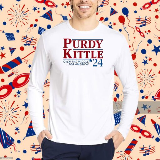 Raygun Purdy Kittle Over The Middle 24 For America Shirt