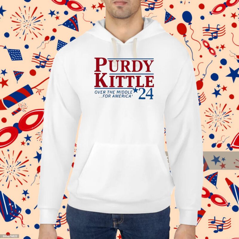 Raygun Purdy Kittle Over The Middle 24 For America Shirt