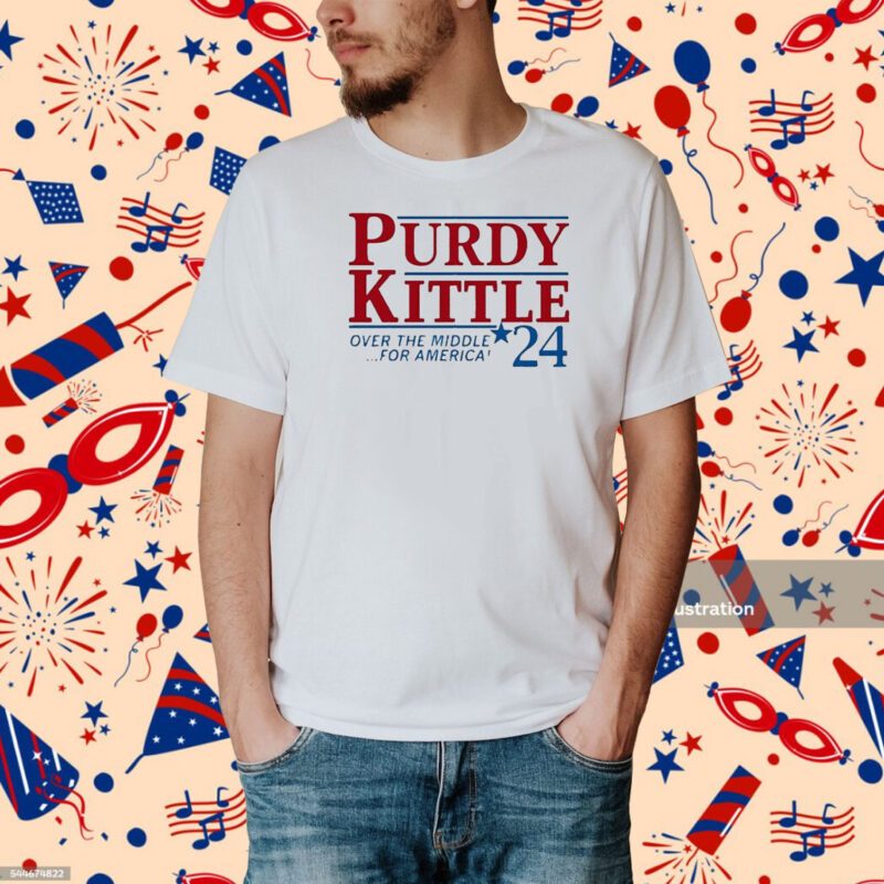 Raygun Purdy Kittle Over The Middle 24 For America Shirt