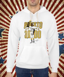 Roberto Clemente 30000 Pittsburgh Pirates Illustration signature shirt