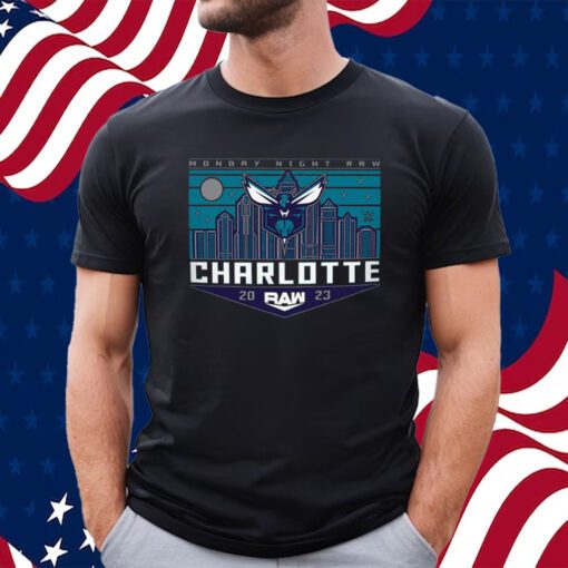 Sportiqe Monday Night Raw X Charlotte Hornets T-Shirt