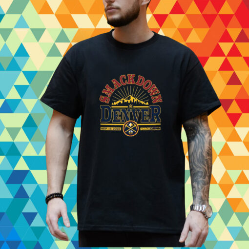 Sportiqe Smackdown X Denver Nuggets Tri-Blend T-Shirt