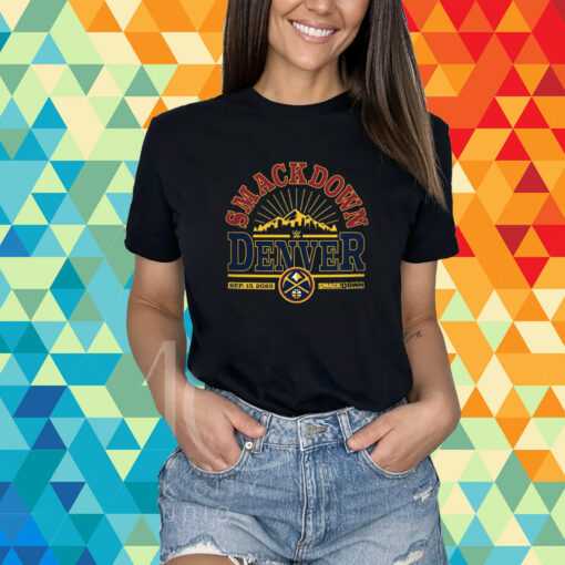 Sportiqe Smackdown X Denver Nuggets Tri-Blend T-Shirt