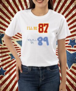 Taylor Swift And Travis Kelce Shirt 87 And 1989 Shirt