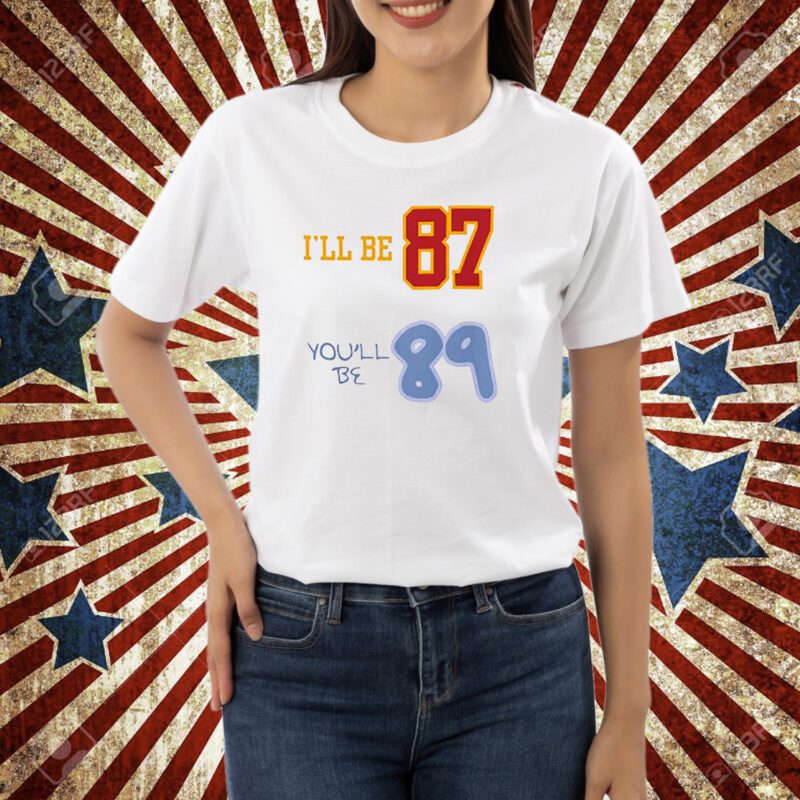 Taylor Swift And Travis Kelce Shirt 87 And 1989 Shirt