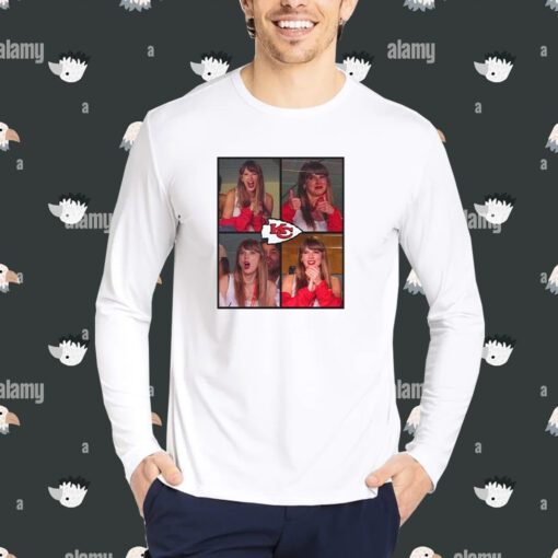 Taylor Swift Supports Travis Kelce at Chiefs Football Game Shirt