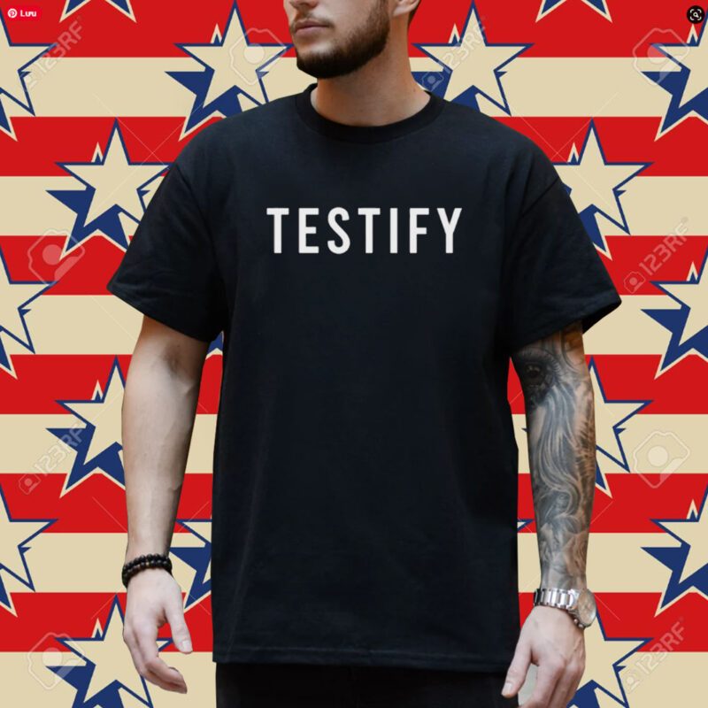 Testify Black Shirt