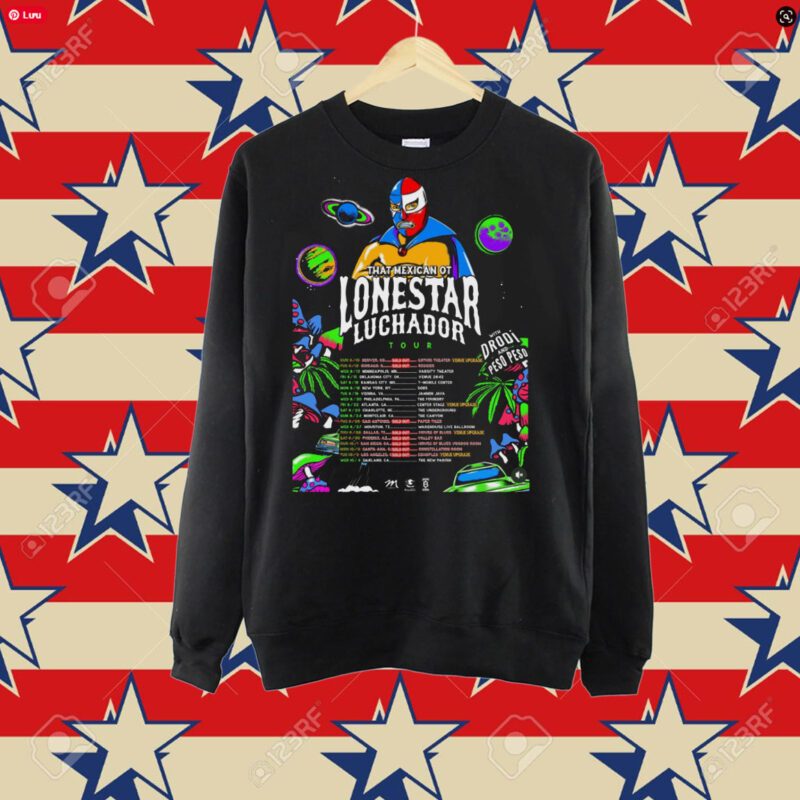 That mexican ot Lonestar Luchador Tour 2023 Poster Shirt