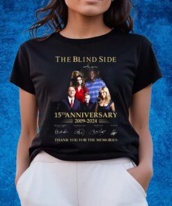 The Blind Side 15th Anniversary 2009 – 2024 Thank You For The Memories T-Shirts
