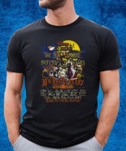 Tim Burtons The Nightmare Before Christmas 30th Anniversary 1993 2023 Shirt