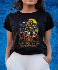 Tim Burtons The Nightmare Before Christmas 30th Anniversary 1993 2023 Shirts