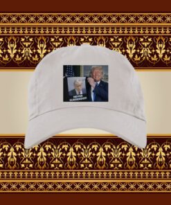 Donald Trump Shows Off Trump Mugshot Never Surrender Cap Hat