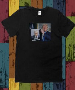 Shows Donald Trump Off Trump Mugshot Never Surrender Tank Top Shirts