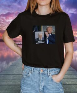 Donald Trump 2024 Shows Off Trump Mugshot Never Surrender Youth Shirts