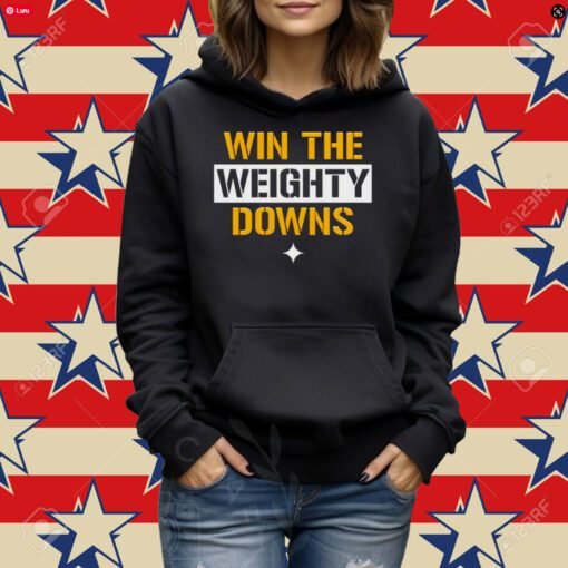 Win the weighty downs shirt