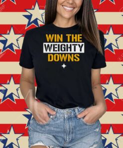 Win the weighty downs shirt