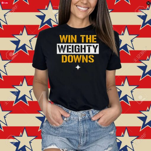 Win the weighty downs shirt