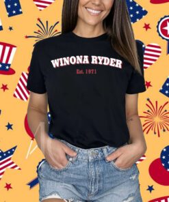 Winona Ryder Est.1971 Tee Shirt