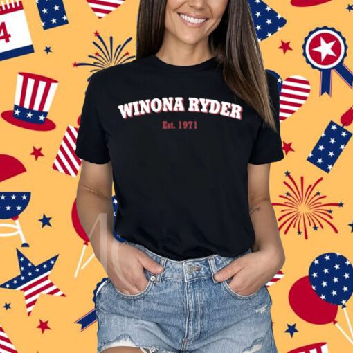 Winona Ryder Est.1971 Tee Shirt