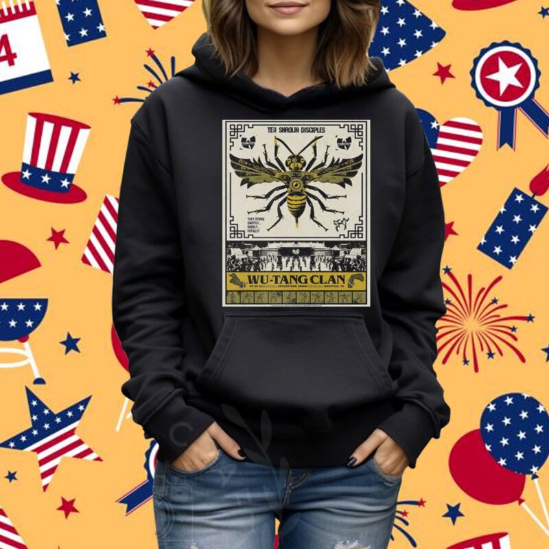 Wu-Tang Clan September 20 2023 The NY State Of Mind Tour 2023 In Nashville Bridestone Arena Limited Edition T-Shirt