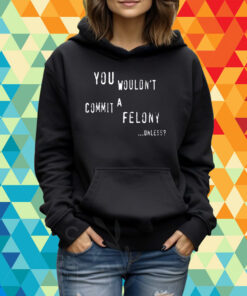 You Wouldn't Commit A Felony Unless T-Shirt