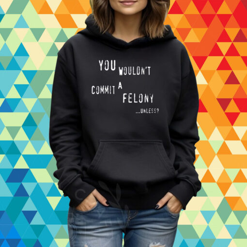 You Wouldn't Commit A Felony Unless T-Shirt