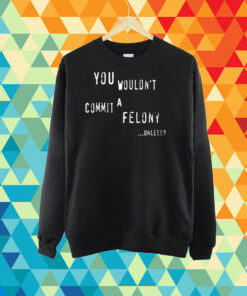 You Wouldn't Commit A Felony Unless T-Shirt