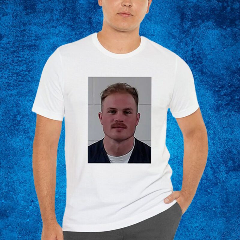 Zach Bryan Mugshot Craig County Jail T-Shirt