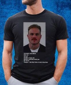 Zachary Lane Bryan Mugshot T-Shirt