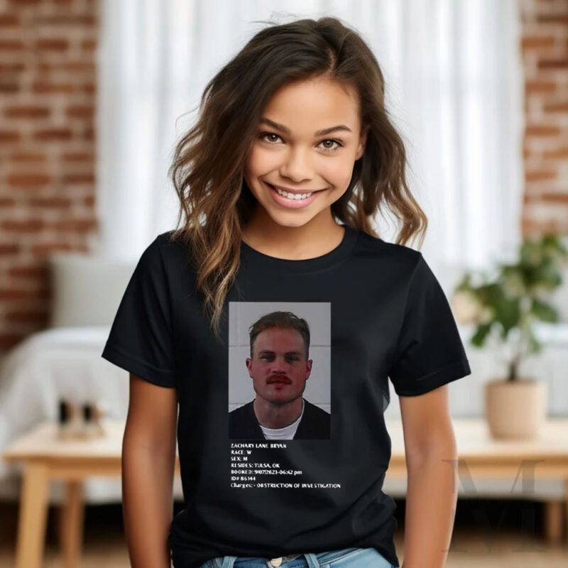 Zachary Lane Bryan Mugshot T-Shirt Kid Shirts