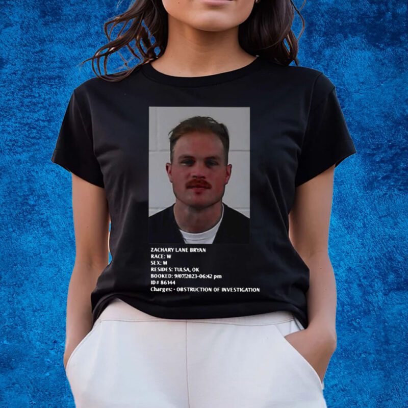 Zachary Lane Bryan Mugshot T-Shirts