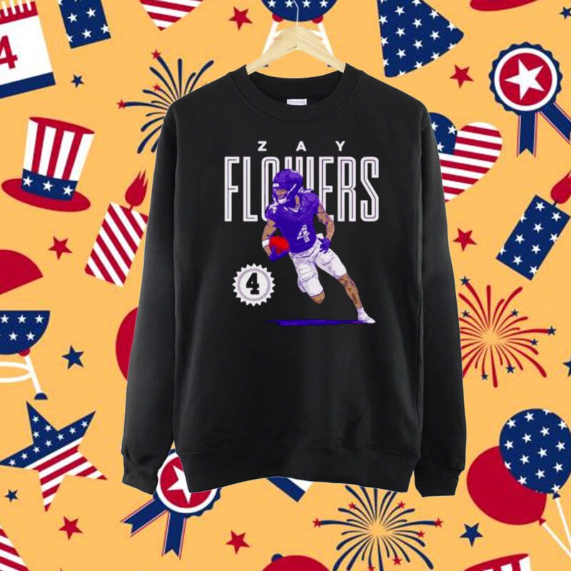 Zay Flowers Baltimore Card football shirt