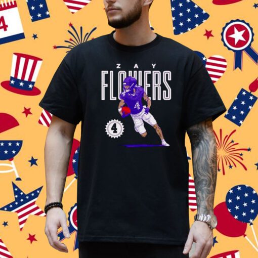 Zay Flowers Baltimore Card football shirt