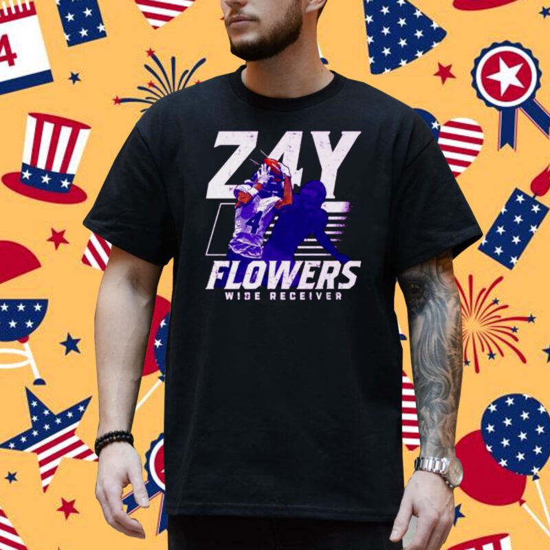 Zay Flowers Baltimore player football shirt