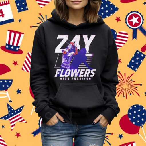 Zay Flowers Baltimore player football shirt