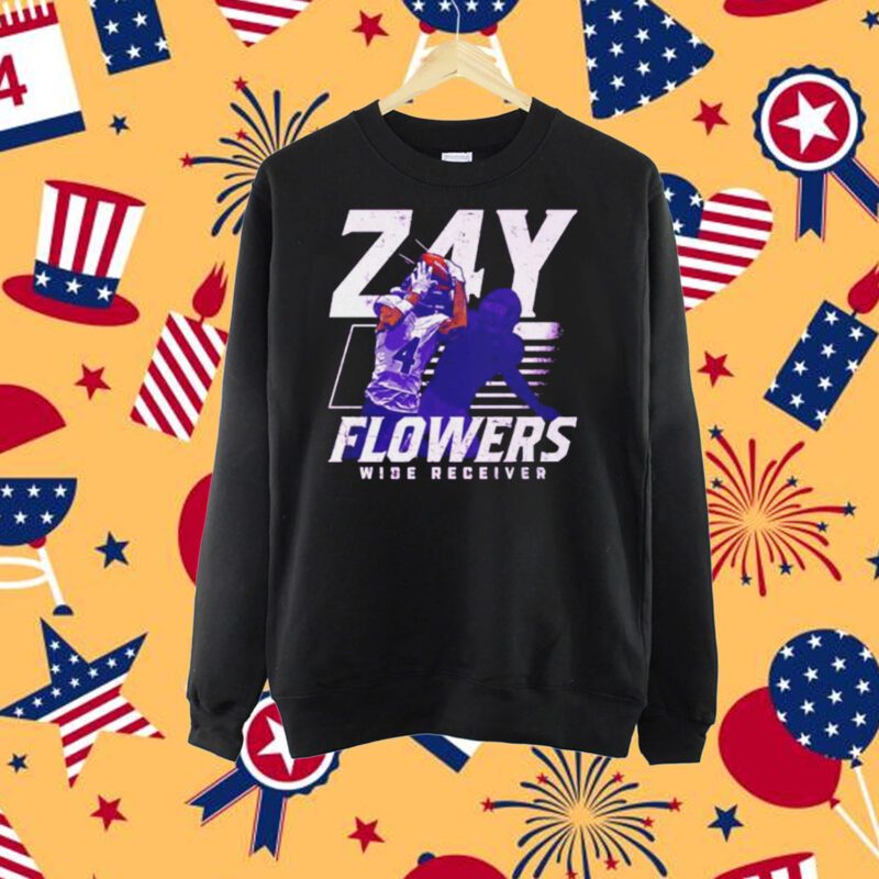 Zay Flowers Baltimore player football shirt