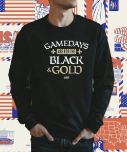 Gamedays Are For The Black And Gold Tee Shirt
