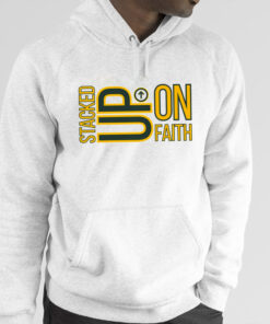 Words Of Encouragement Apparel Stacked Up On Faith T24 T-Shirt