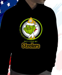 Pittsburgh Steelers I Hate People But I Love My Steeler Grinch T-Shirt