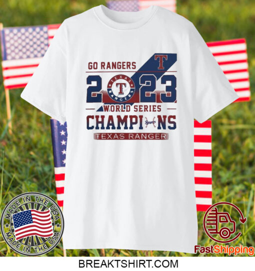 Go Rangers 2023 Texas Rangers American League Champions T-Shirt