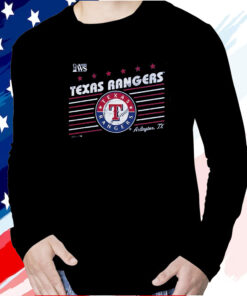 Texas Rangers Majestic Threads 2023 World Series Local Lines T-Shirt