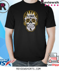 LSU FOOTBALL: SUGAR SKULL SHIRT