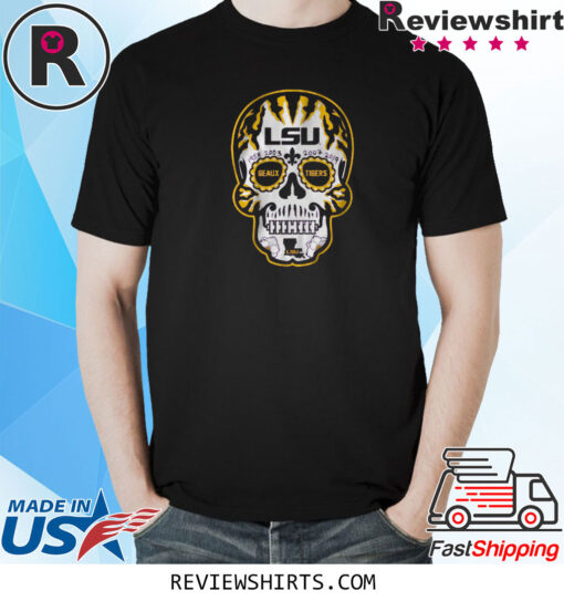 LSU FOOTBALL: SUGAR SKULL SHIRT