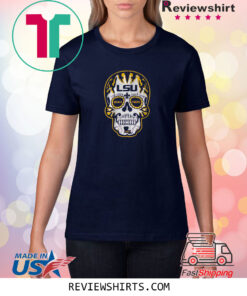 LSU FOOTBALL: SUGAR SKULL SHIRT